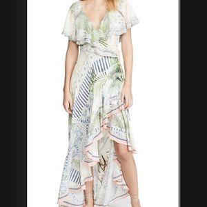Camilla frill Sleeve long dress- Beach Shack
